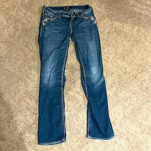 W 29 L 33 Silver jeans!